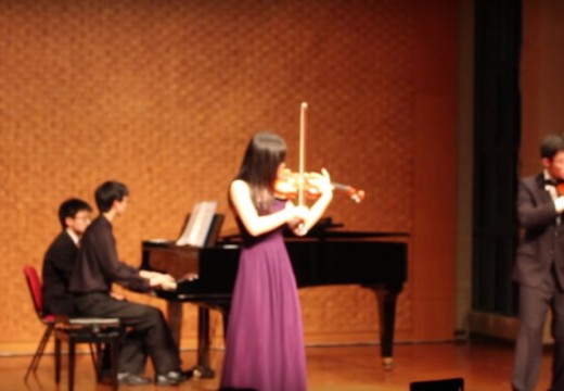 台灣大學學生讓我開心的小提琴演奏