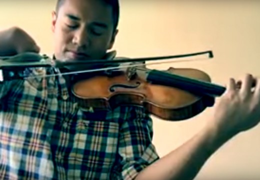 無右手小提琴家Adrian Anantawan的易沙意無伴奏