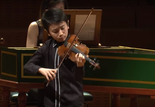 2018曼紐因小提琴大賽 10歲的傑出參賽者