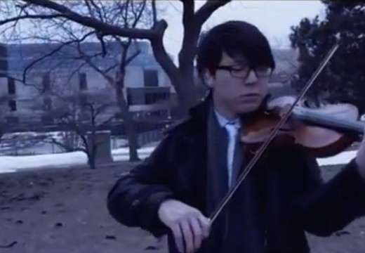 小提琴演奏冰上奇緣
